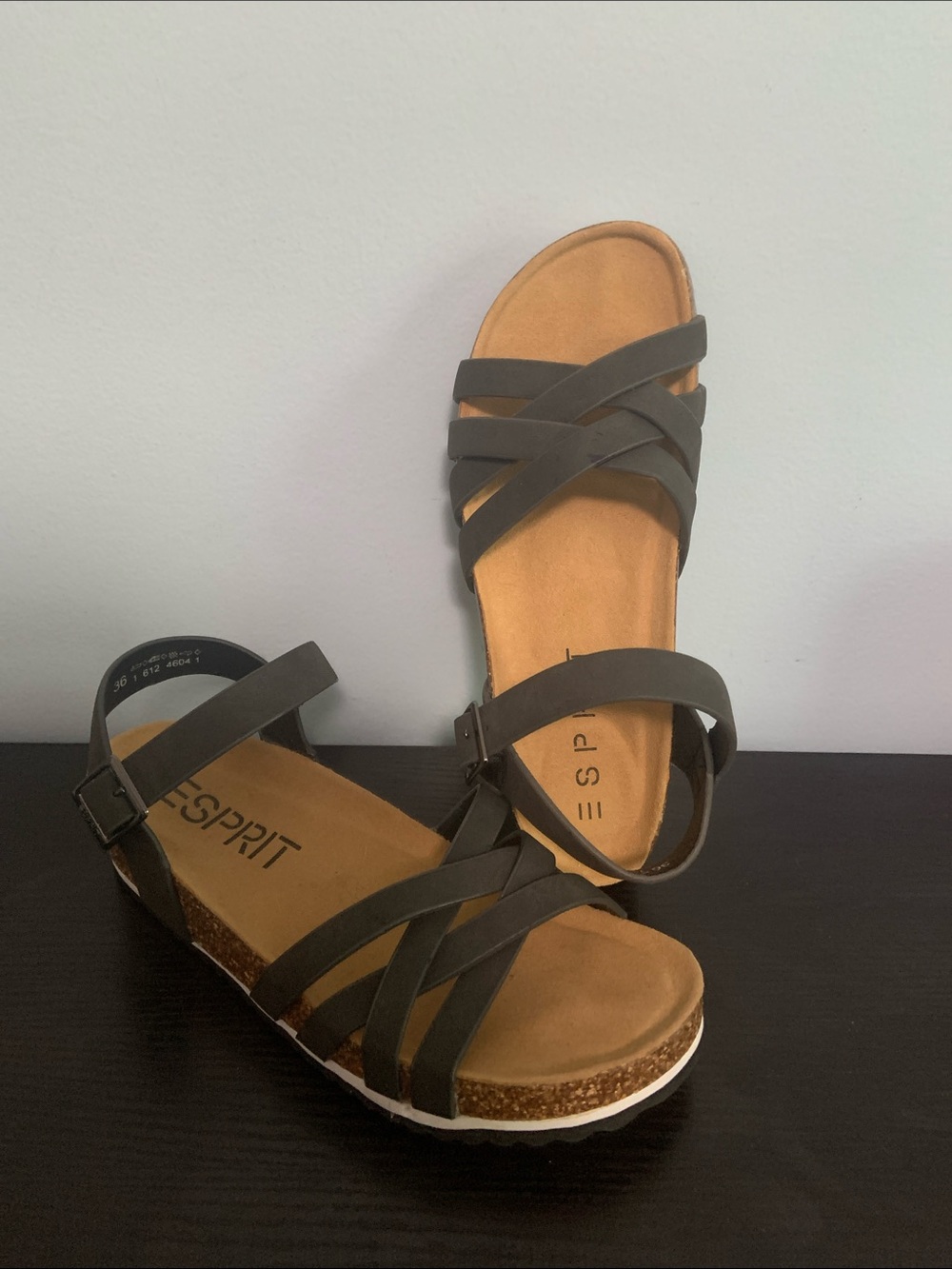 Esprit Buckle Strap Sandals